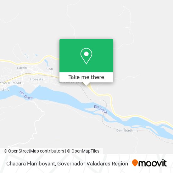Chácara Flamboyant map