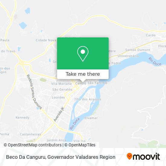 Beco Da Canguru map