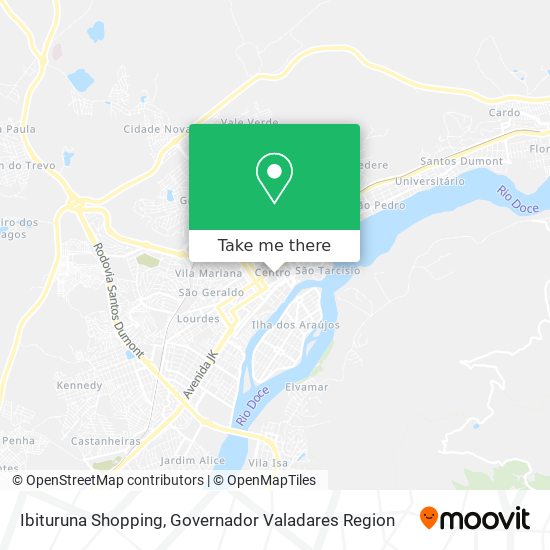 Mapa Ibituruna Shopping