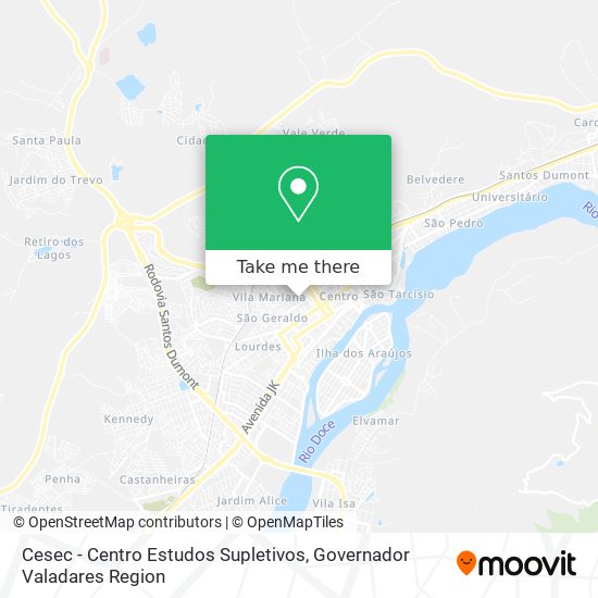 Cesec - Centro Estudos Supletivos map