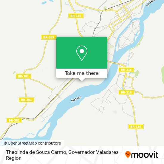 Theolinda de Souza Carmo map