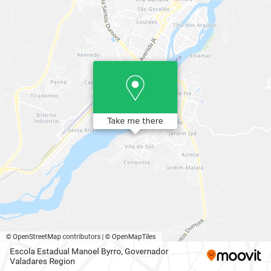 Escola Estadual Manoel  Byrro map