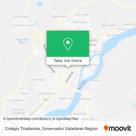 Colégio Tiradentes map