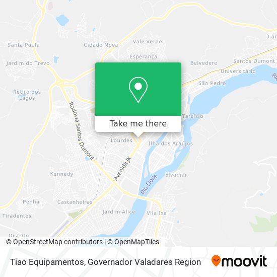 Tiao Equipamentos map