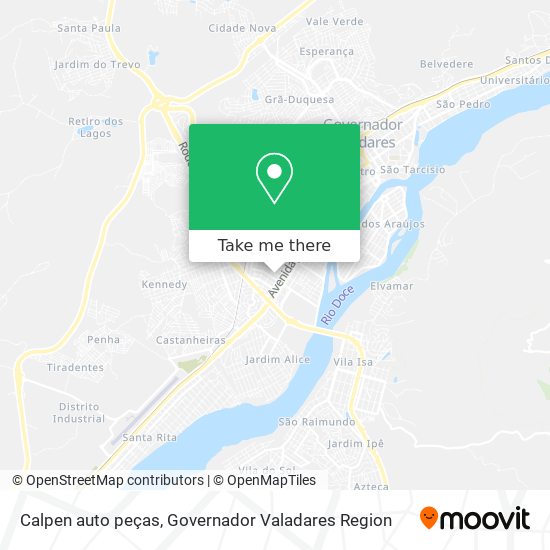 Calpen auto peças map