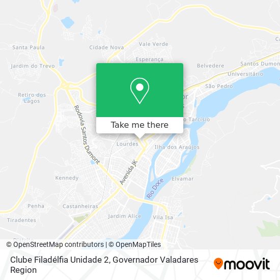 Clube Filadélfia Unidade 2 map