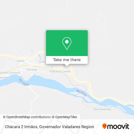 Chácara 2 Irmãos map