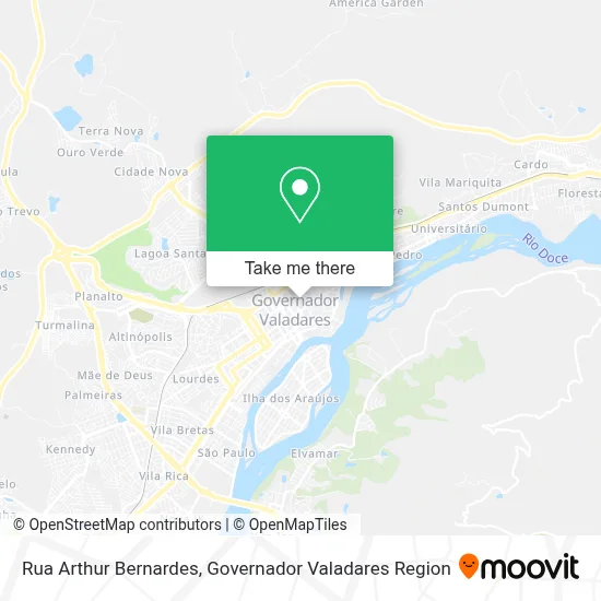 Rua Arthur Bernardes map