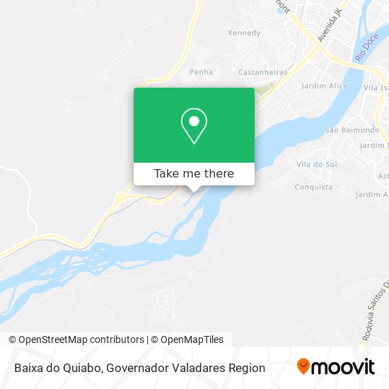 Baixa do Quiabo map