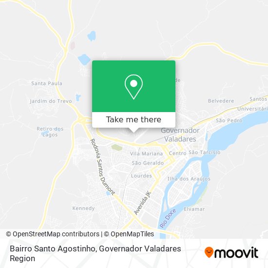 Bairro Santo Agostinho map