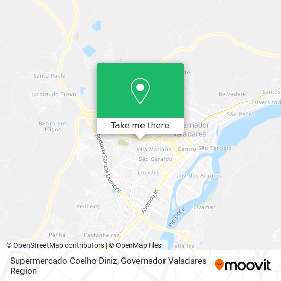 Supermercado Coelho Diniz map