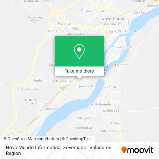 Novo Mundo Informatica map
