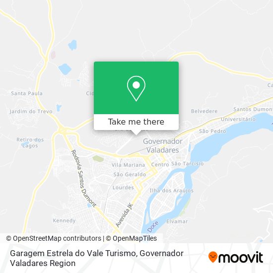 Garagem Estrela do Vale Turismo map