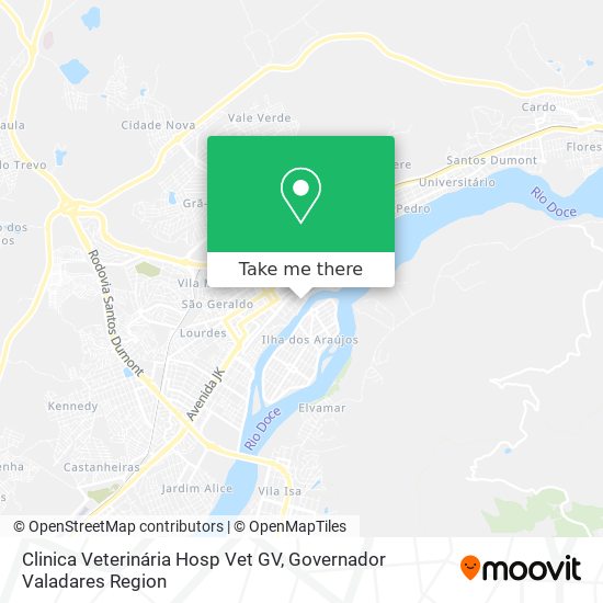 Clinica Veterinária Hosp Vet GV map