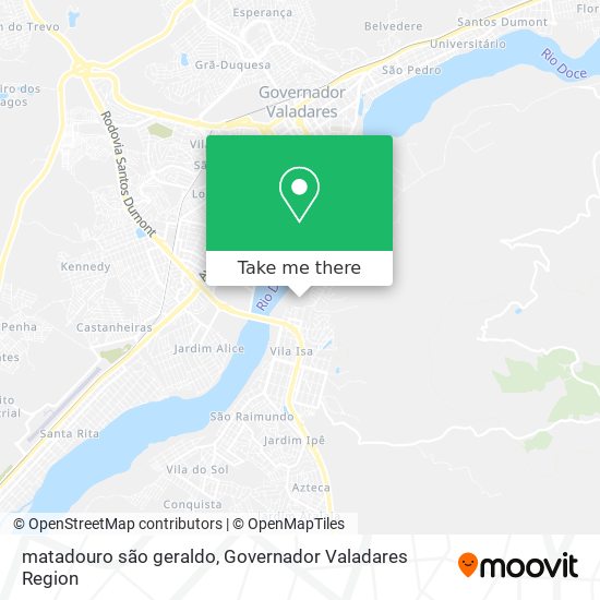 matadouro são geraldo map