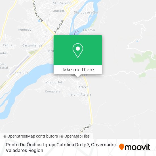 Ponto De Ônibus-Igreja Catolica Do Ipê map