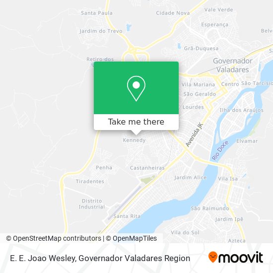 E. E. Joao Wesley map