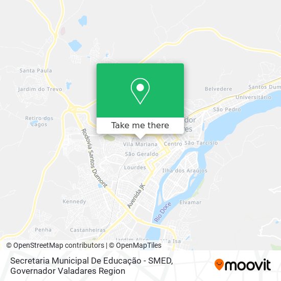 Mapa Secretaria Municipal De Educação - SMED