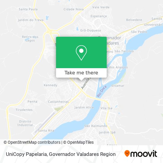 UniCopy Papelaria map