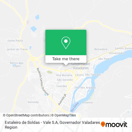 Mapa Estaleiro de Soldas - Vale S.A