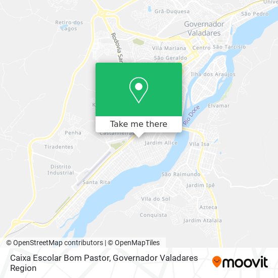 Caixa Escolar Bom Pastor map