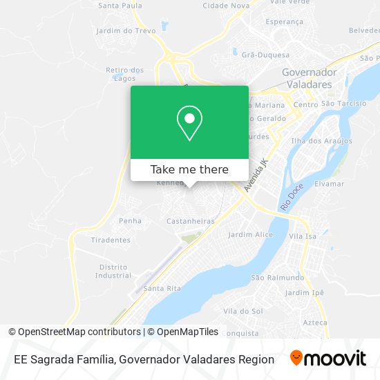 EE Sagrada Família map