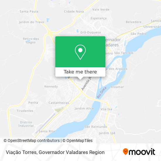 Viação Torres map