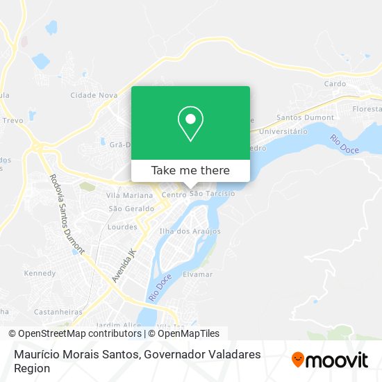 Mapa Maurício Morais Santos