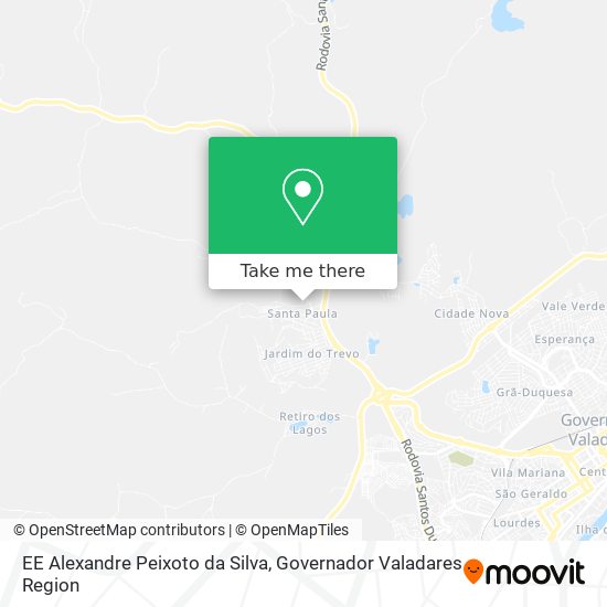 Mapa EE Alexandre Peixoto da Silva