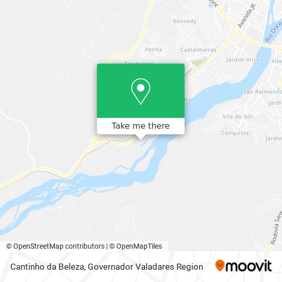 Cantinho da Beleza map