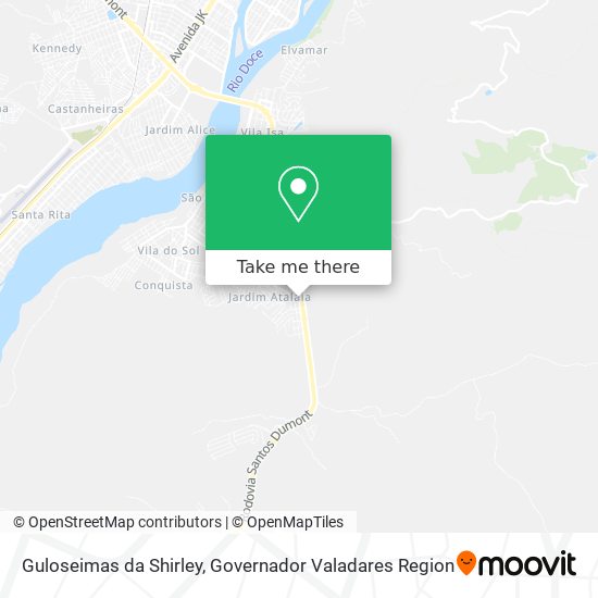 Guloseimas da Shirley map