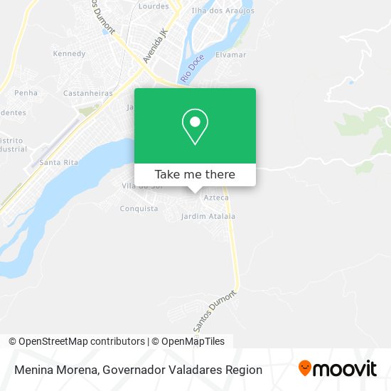 Menina Morena map
