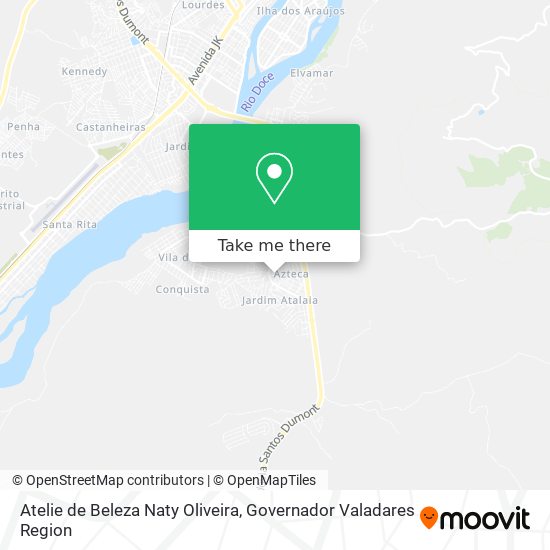 Atelie de Beleza Naty Oliveira map
