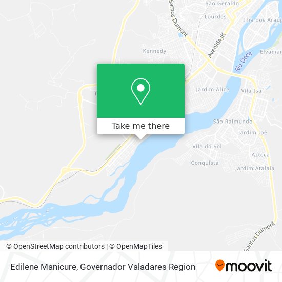Edilene Manicure map