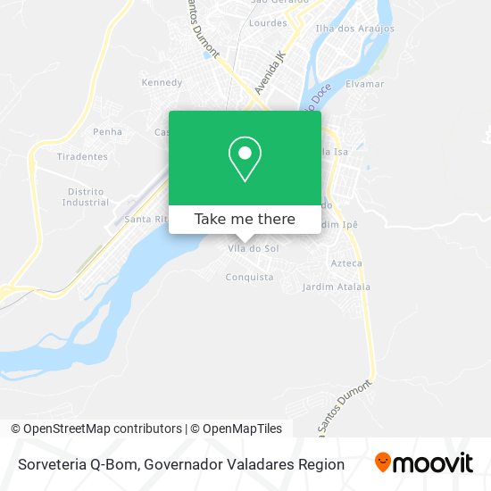 Sorveteria Q-Bom map