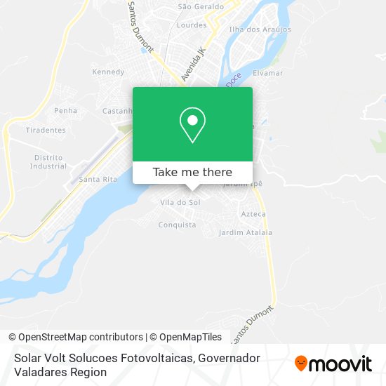 Mapa Solar Volt Solucoes Fotovoltaicas