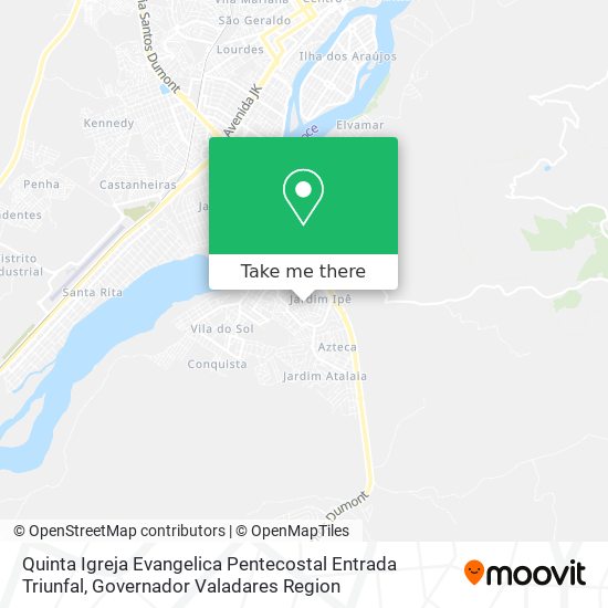 Quinta Igreja Evangelica Pentecostal Entrada Triunfal map