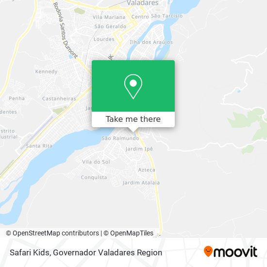 Safari Kids map