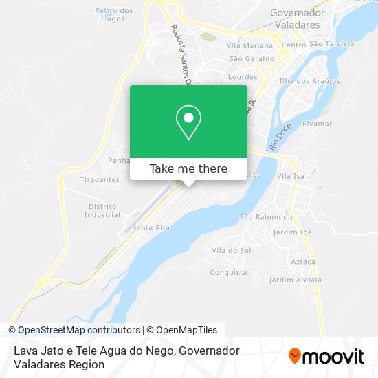 Lava Jato e Tele Agua do Nego map