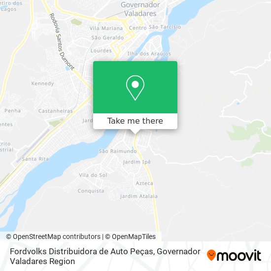 Fordvolks Distribuidora de Auto Peças map