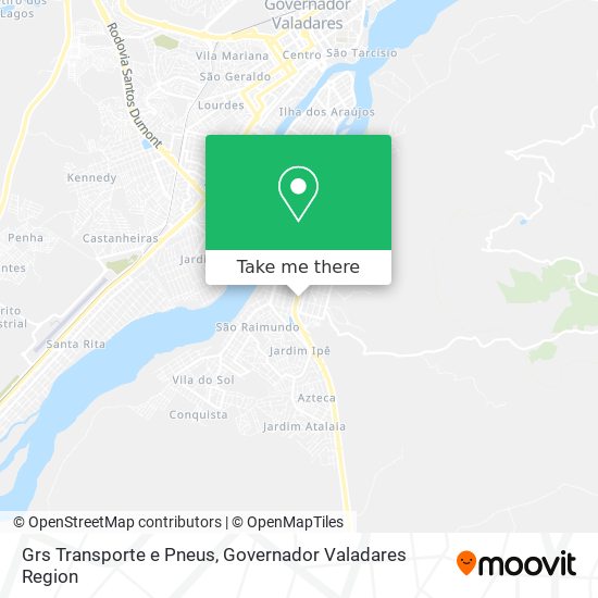 Grs Transporte e Pneus map