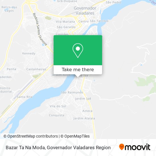 Bazar Ta Na Moda map