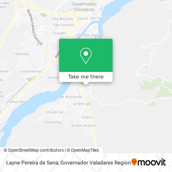 Layne Pereira de Sena map