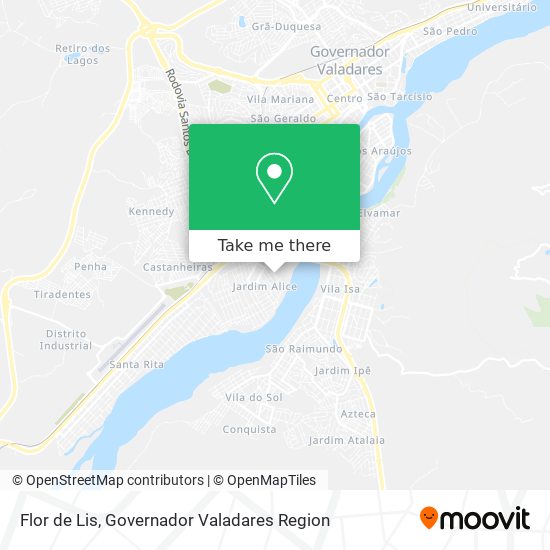 Flor de Lis map