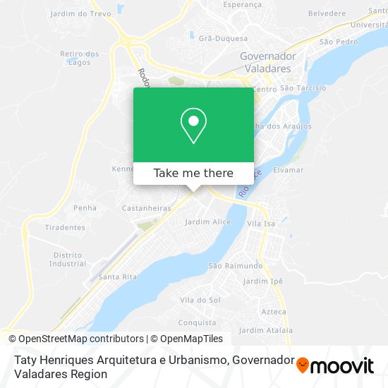 Taty Henriques Arquitetura e Urbanismo map