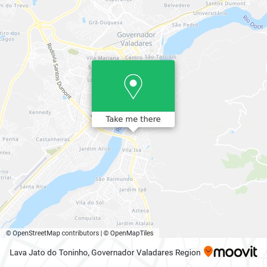 Lava Jato do Toninho map