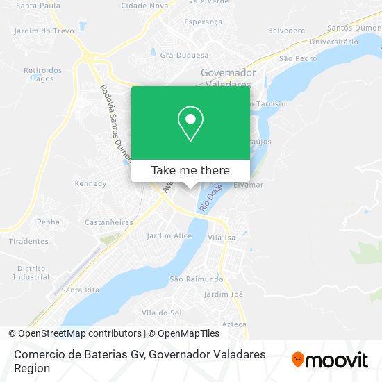 Comercio de Baterias Gv map