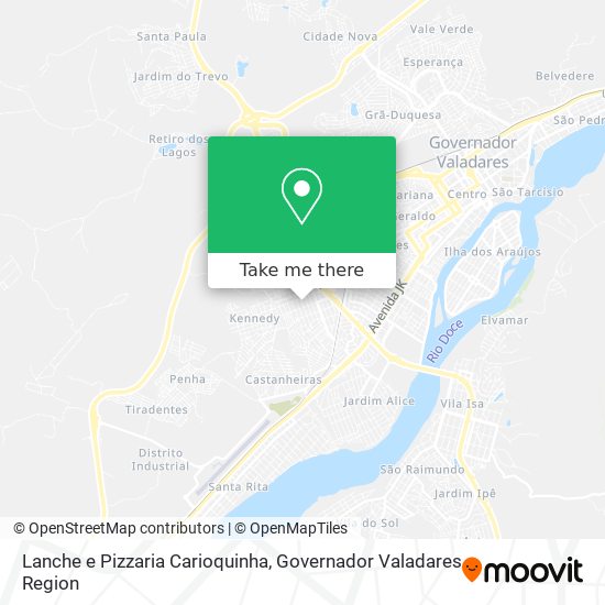 Lanche e Pizzaria Carioquinha map