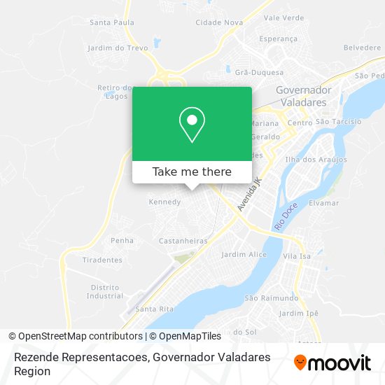 Rezende Representacoes map