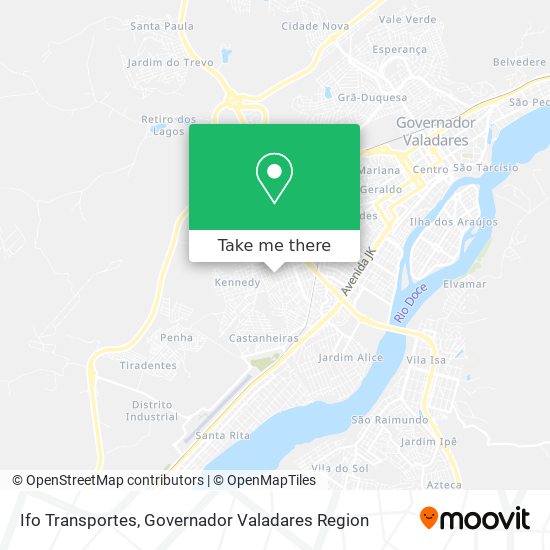 Ifo Transportes map